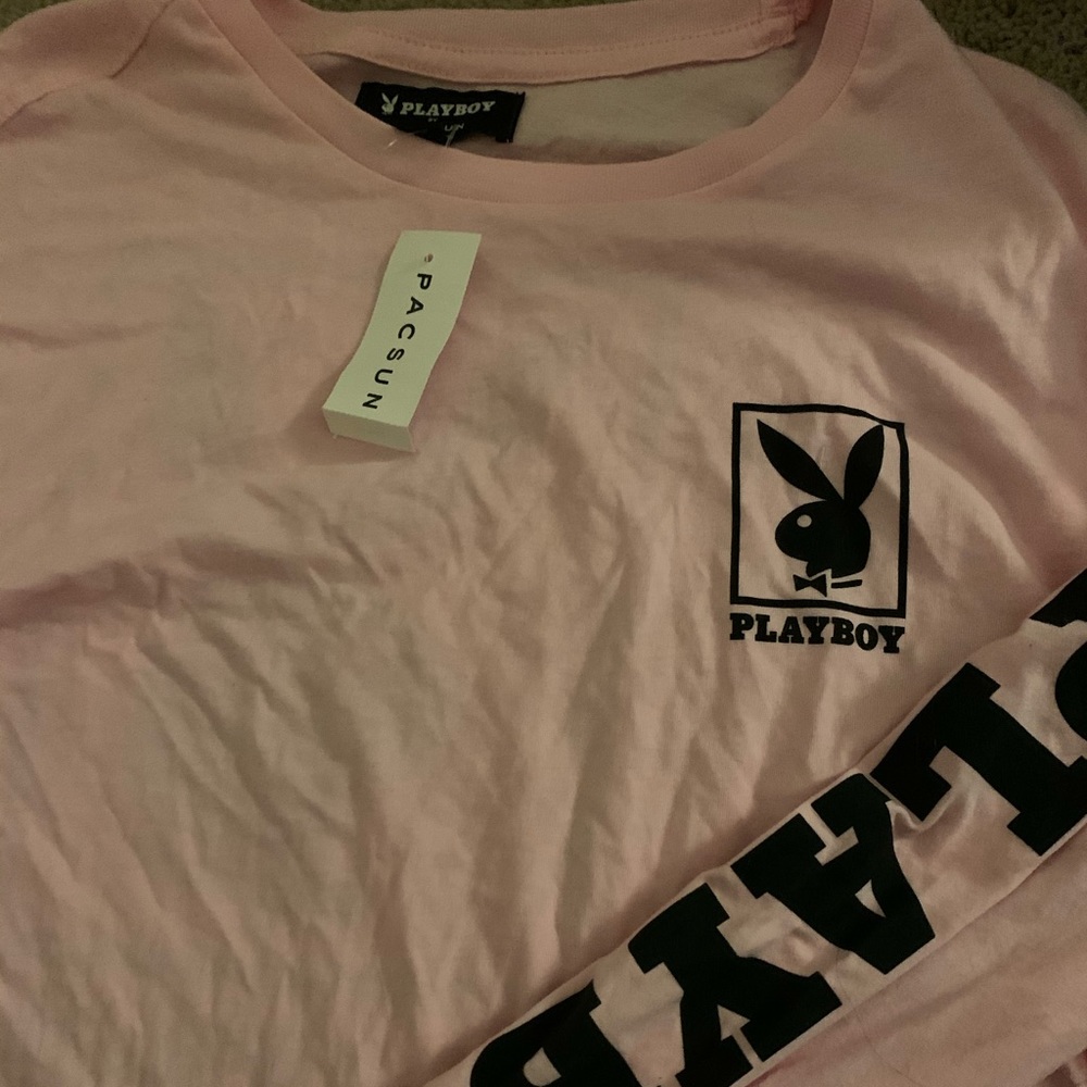 pink playboy shirt